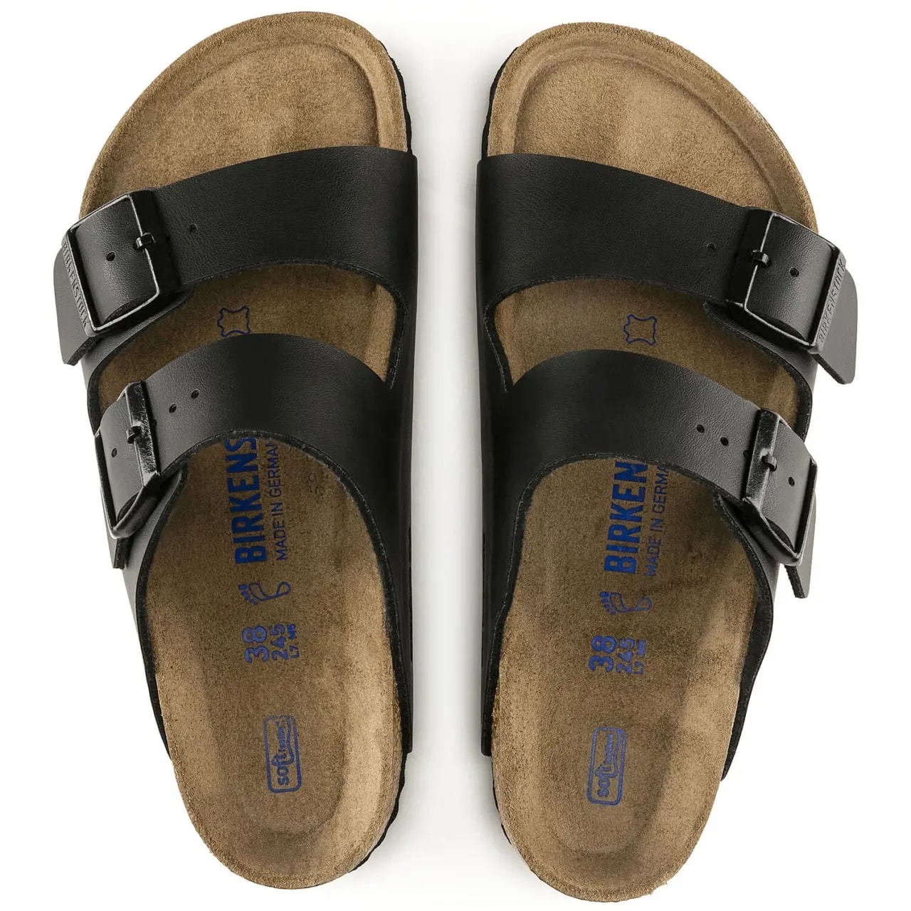 Dép Birkenstock Arizona Soft Footbed Birko-Flor 'Black' 551251 — ảnh 4