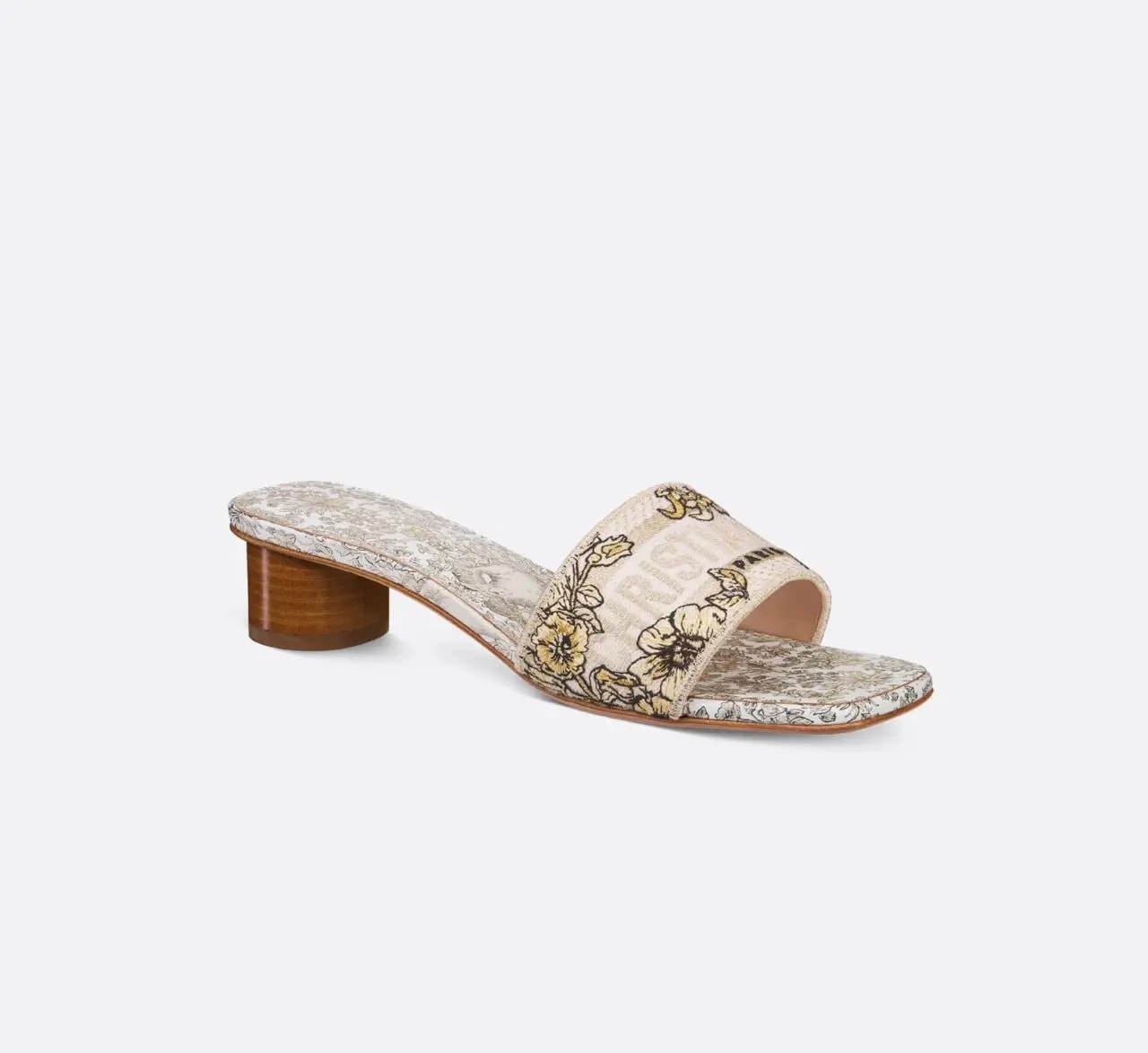 Dép Dior Dway Heeled Slide 'Multicolor' KCQ902UEL-S62K — ảnh 4