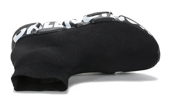 Giày Balenciaga Speed Graffiti 'Black White' 605942W2DB71006 — ảnh 2