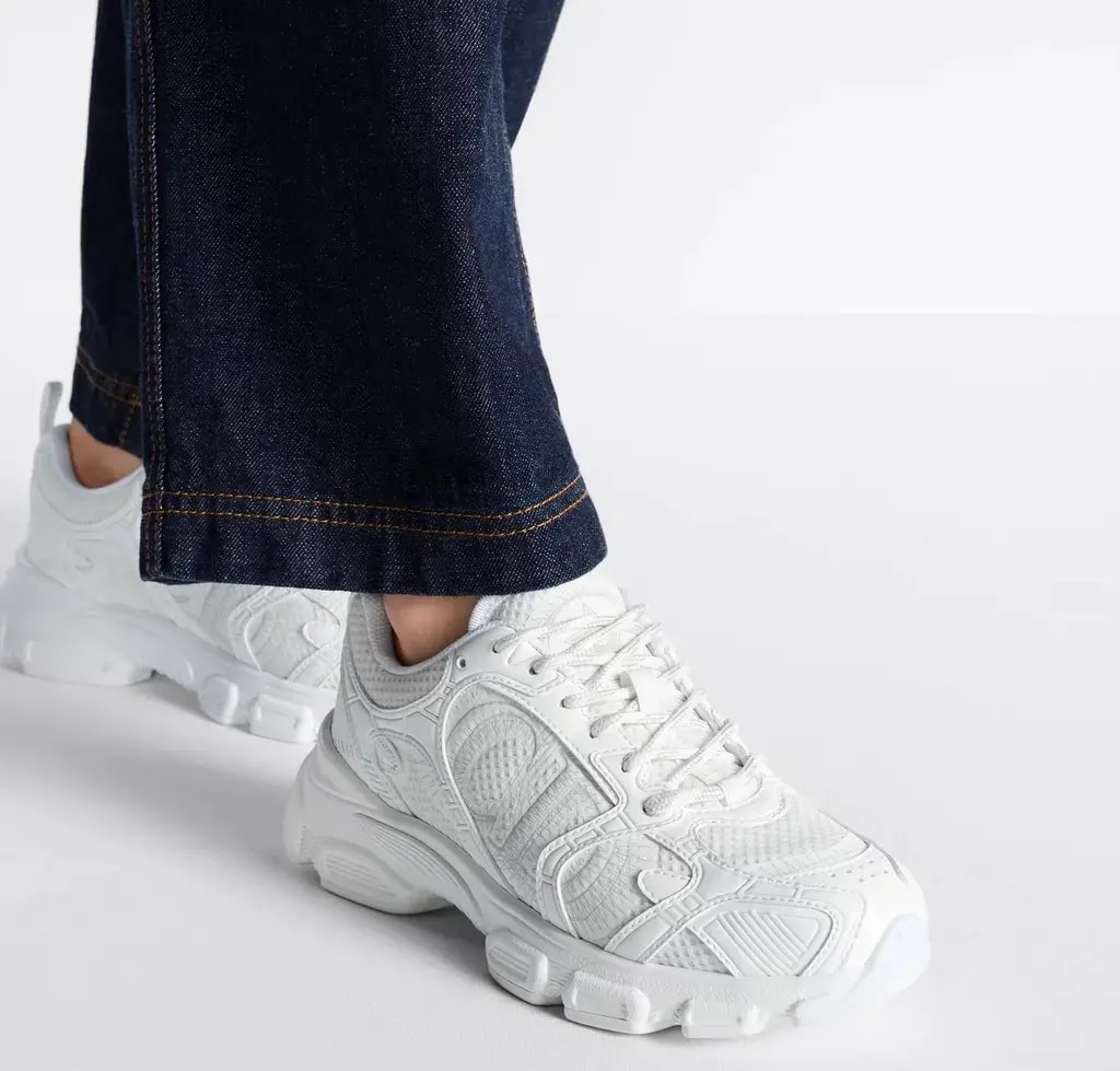 Giày Dior Chrono Sneaker 'White' KCK414TRM-S10W — ảnh 2