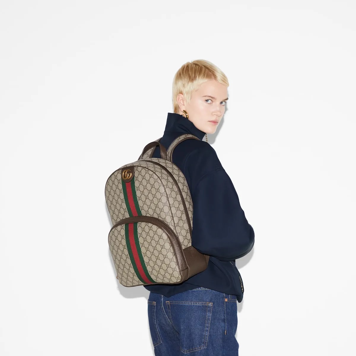 Balo Gucci Ophidia Gg Backpack 'Beige' 779901-FABYY-9744 — ảnh 2