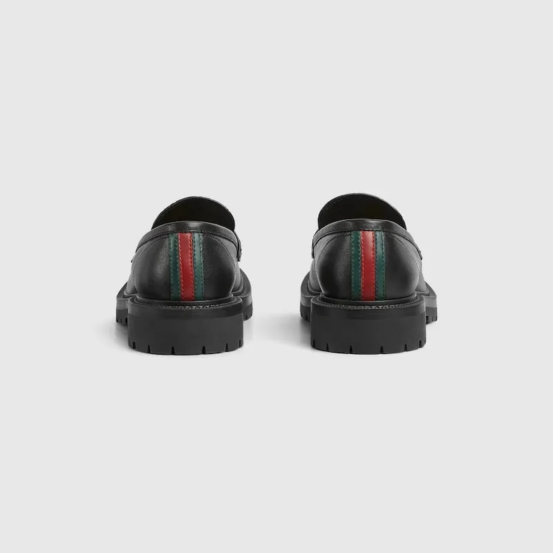 Giày Gucci Loafer With Web 'Black' 798532-AADUQ-1072 — ảnh 3