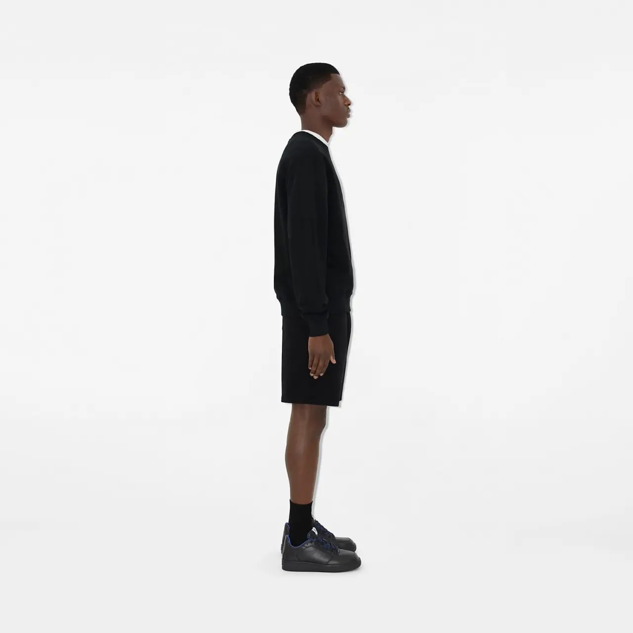 Giày Burberry Leather Stock Sneakers 'Black' 80956921 — ảnh 2