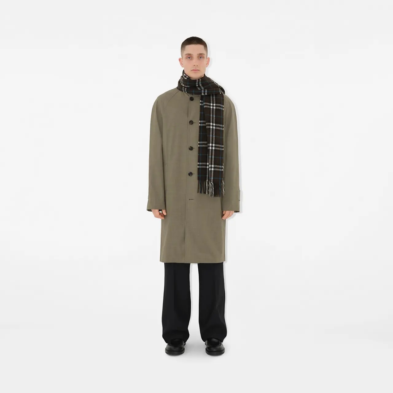 Khăn Burberry Check Cashmere Scarf 'Snug' 80965401 — ảnh 2
