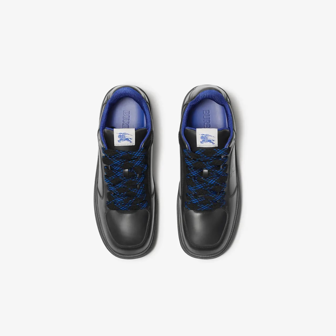Giày Burberry Leather Stock Sneakers 'Black' 80956921 — ảnh 4