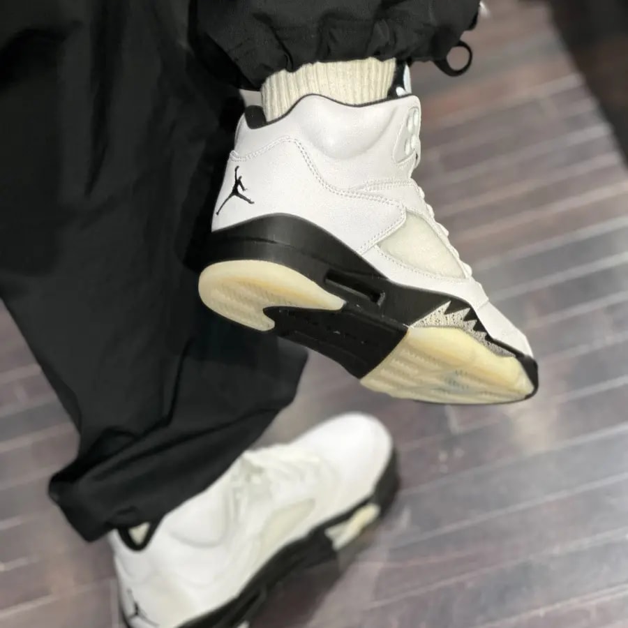 Giày Nike Air Jordan 5 Retro 'White Black' DD0587-110 — ảnh 5