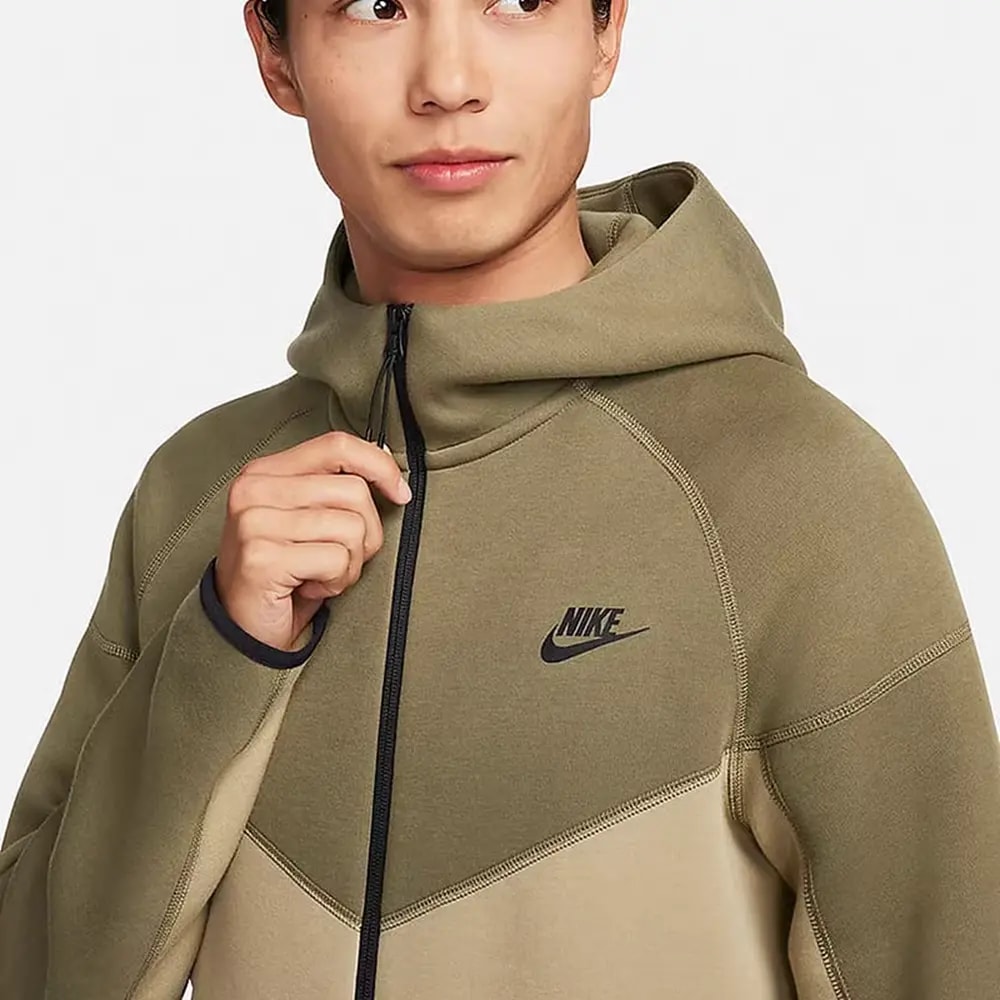 Áo Nike Sportswear Tech Fleece Windrunner 'Brown' FB7922-276 — ảnh 3