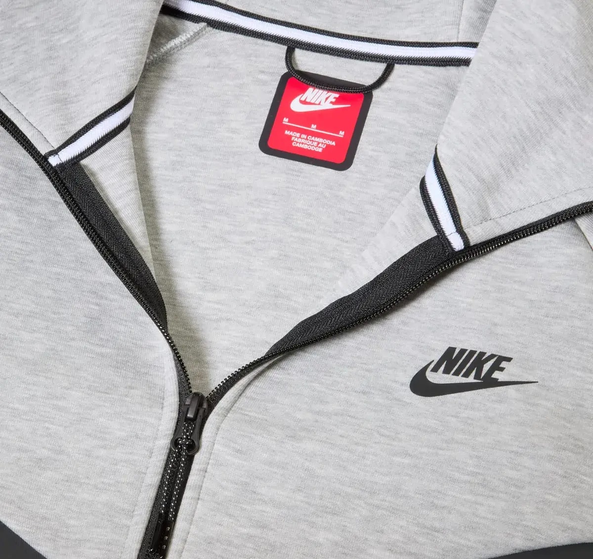 Áo Nike Tech Fleece Full Zip Hoodie 'Dark Gray' HV0950-063 — ảnh 2