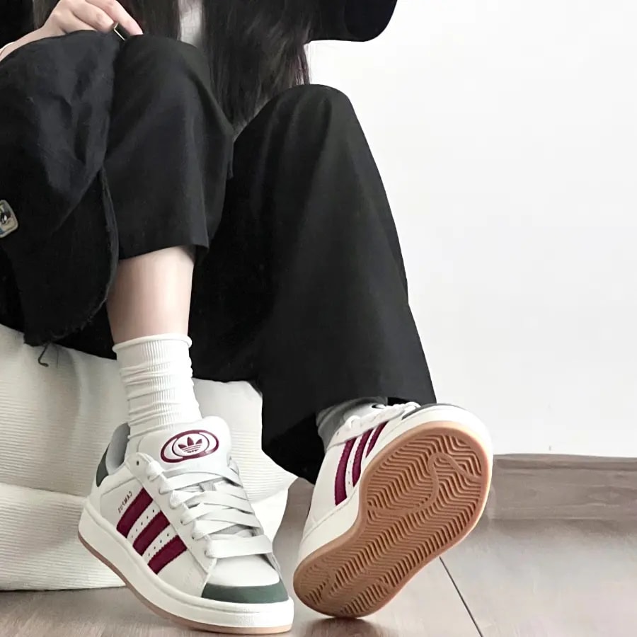 Giày Adidas Campus 00s 'White Red Green' IE3914 — ảnh 2