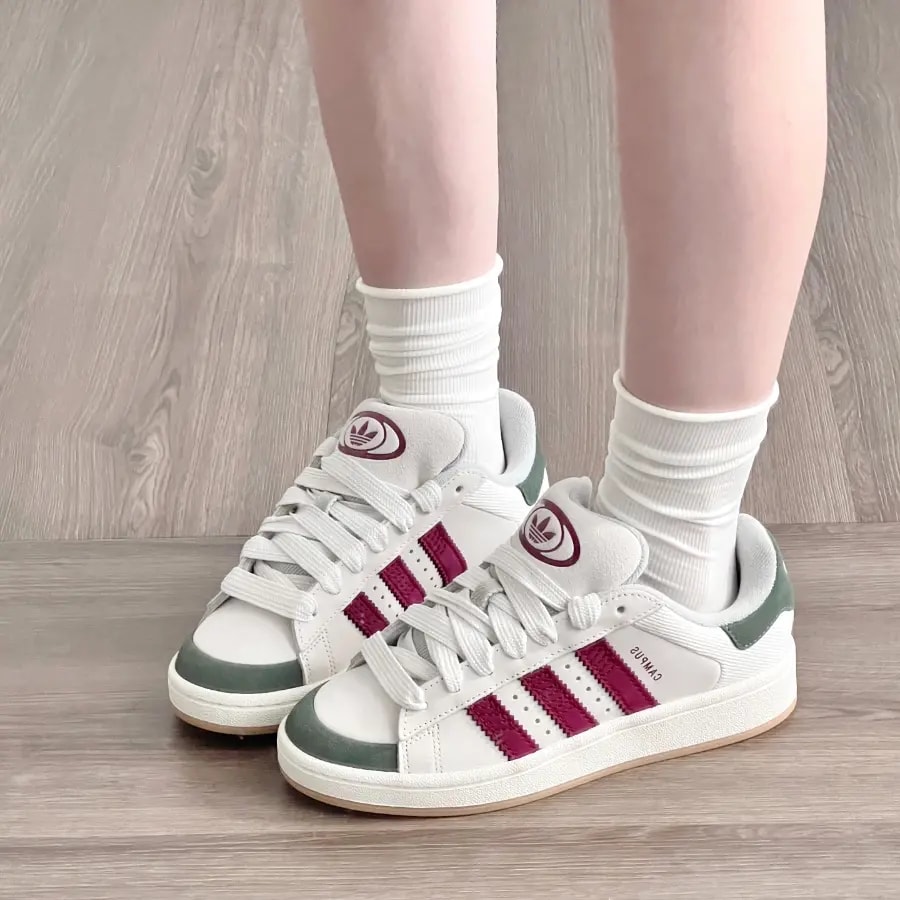 Giày Adidas Campus 00s 'White Red Green' IE3914 — ảnh 5