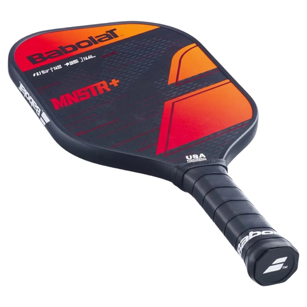 Vợt Pickleball Babolat MNSTR+ 'Black Orange' — ảnh 3