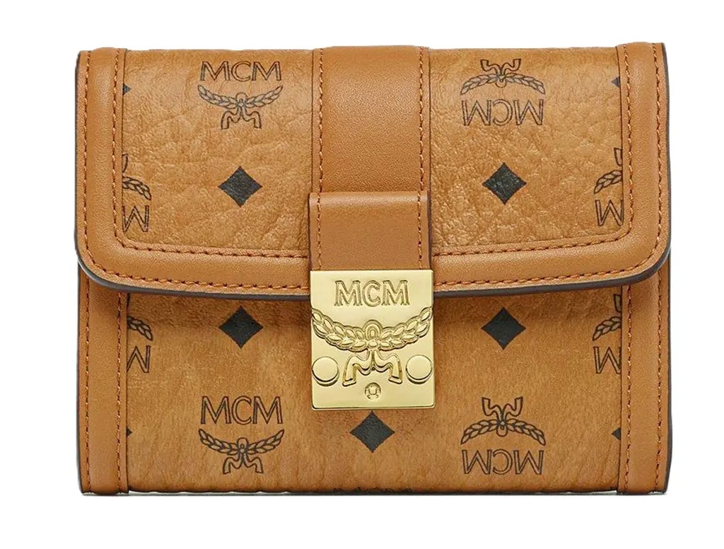 Ví MCM Tracy Trifold Wallet In Visetos 'Cognac' MYSESXT01CO001