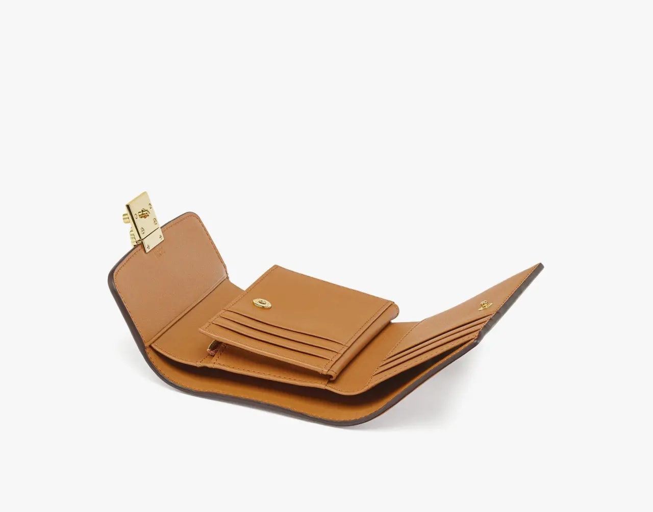 Ví MCM Tracy Trifold Wallet In Visetos 'Cognac' MYSESXT01CO001 — ảnh 3