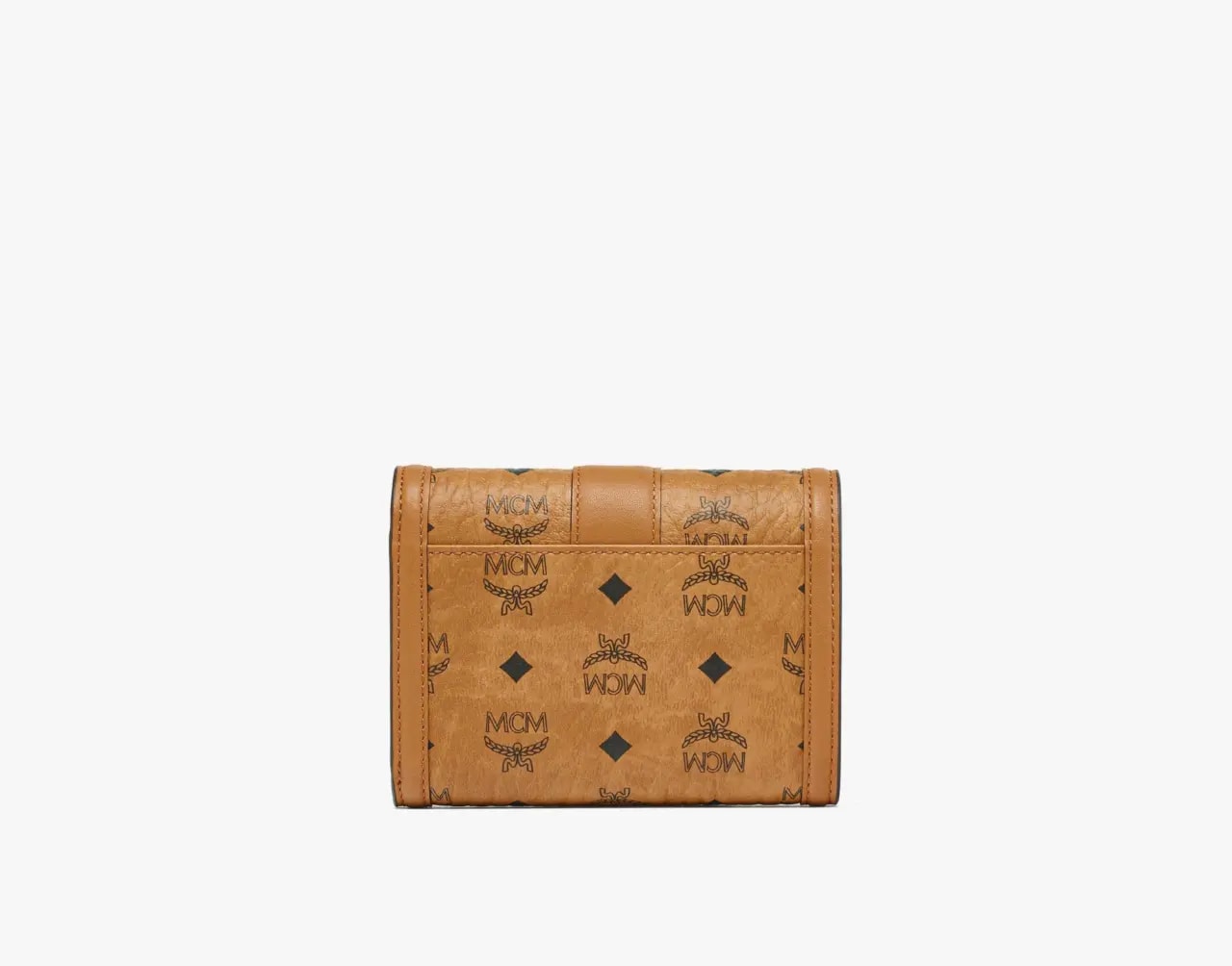 Ví MCM Tracy Trifold Wallet In Visetos 'Cognac' MYSESXT01CO001 — ảnh 2