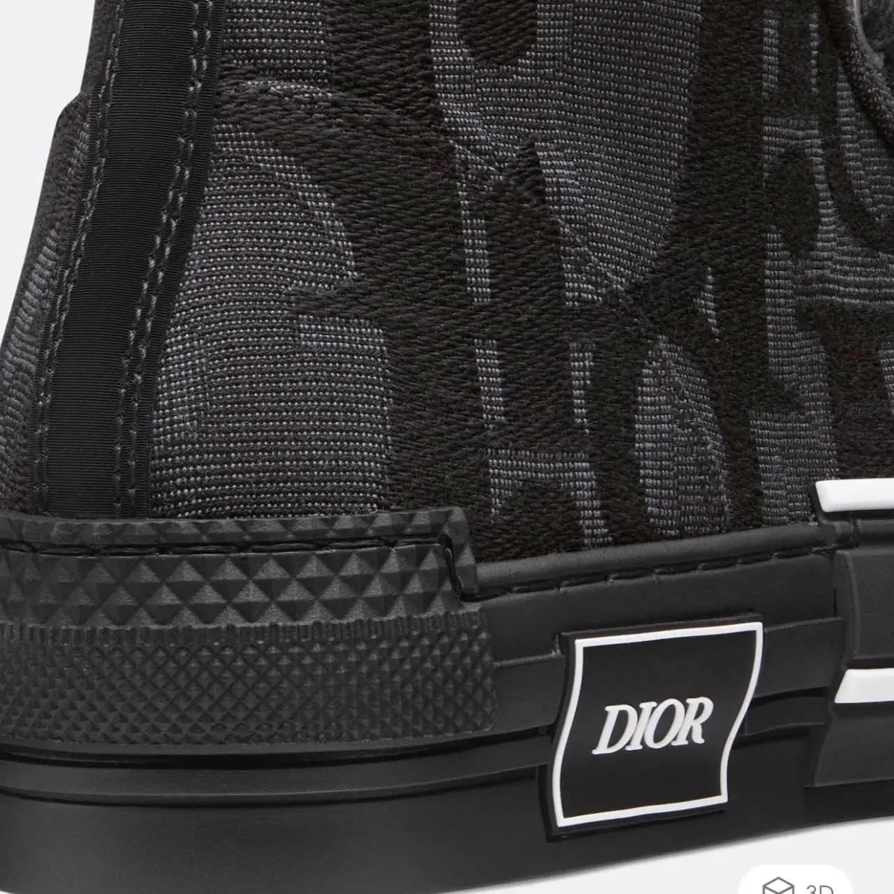 Giày Dior B23 High-top Sneaker 'Black' 3SH126ZXX-H969 — ảnh 3