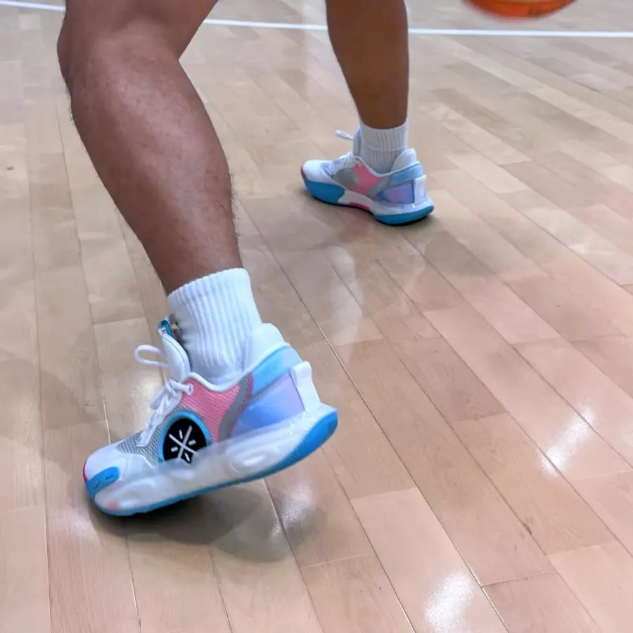 Giày LiNing Wade All City 12 'White Blue' ABAU015-1 — ảnh 2