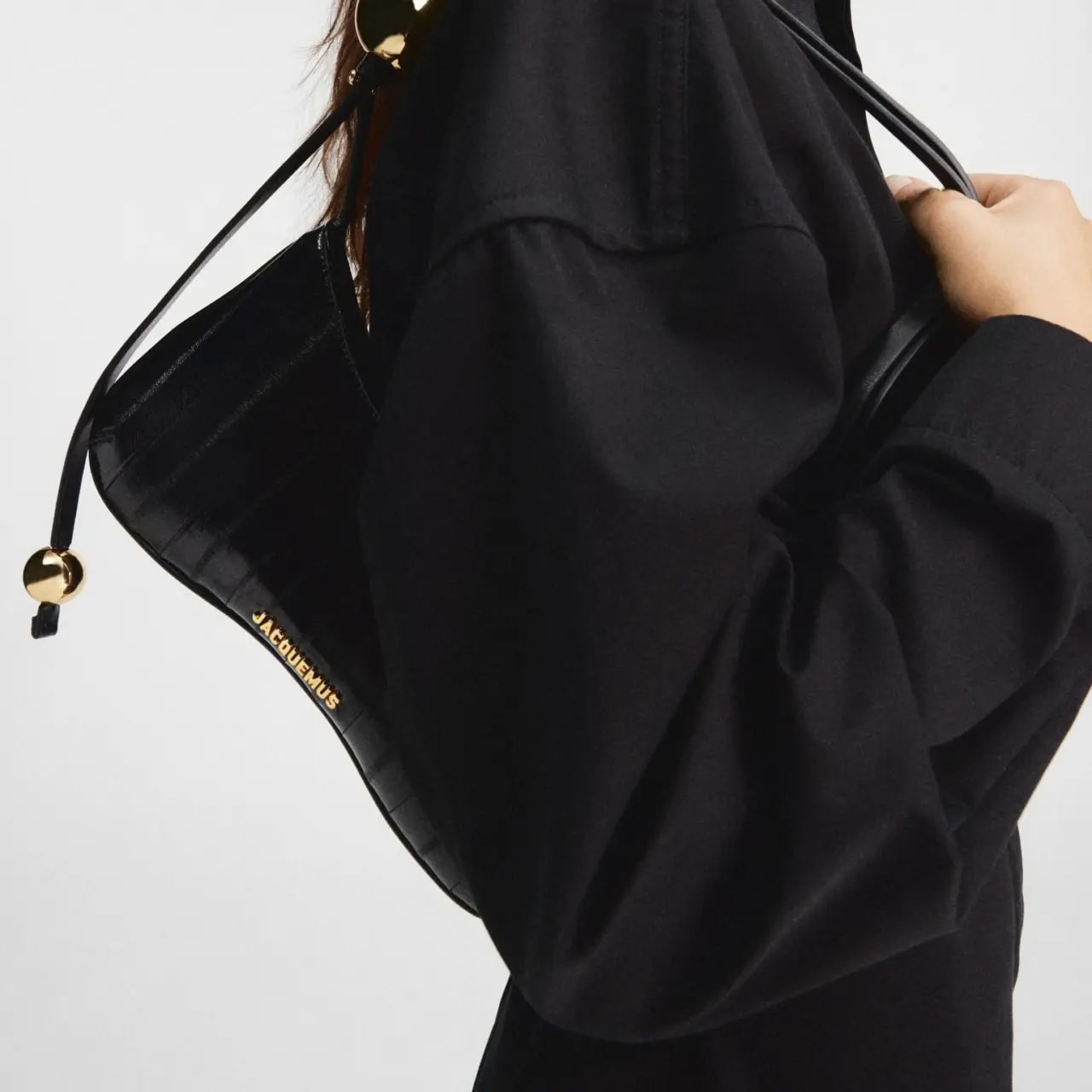 Túi Jacquemus The Bisou Perle 'Black' 231BA057-3169-990 — ảnh 2