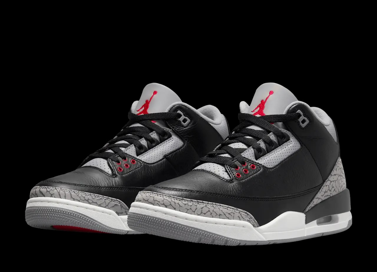 Giày Nike Air Jordan 3 Retro OG 'Black Cement' DN3707-010 — ảnh 2