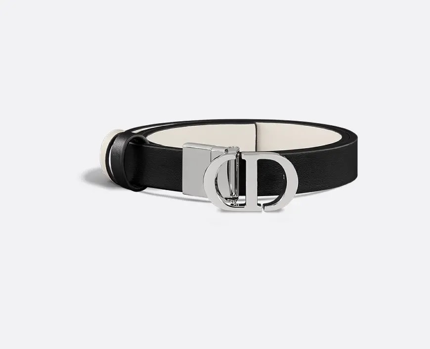 Thắt Lưng Dior 30 Montaigne Reversible 'Black White' B0446PWGA-M911 — ảnh 4