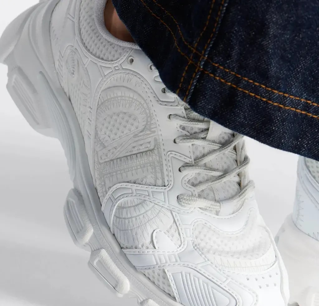Giày Dior Chrono Sneaker 'White' KCK414TRM-S10W — ảnh 3