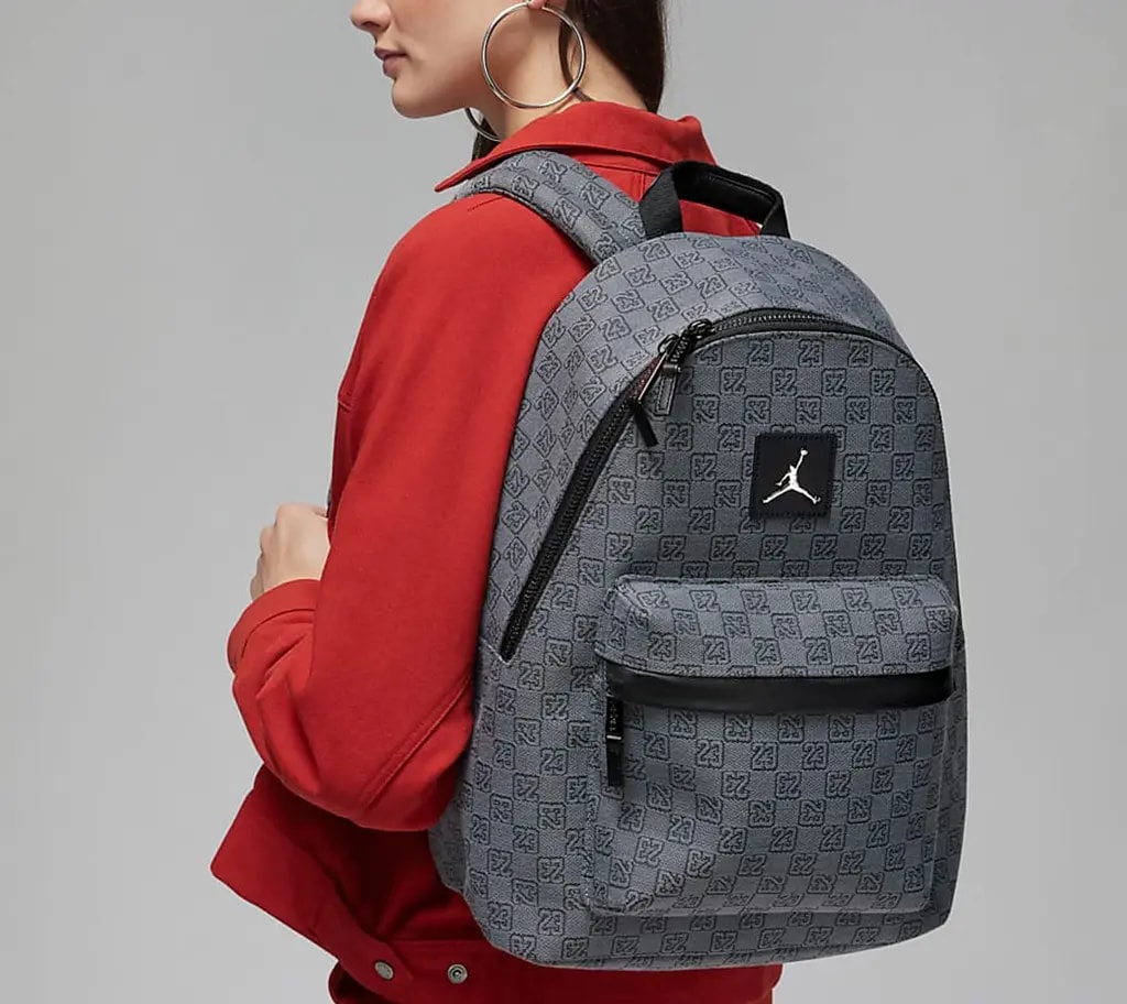 Balo Nike Jordan Monogram Backpack 'Dark Smoke Grey' FJ6784-070 — ảnh 3