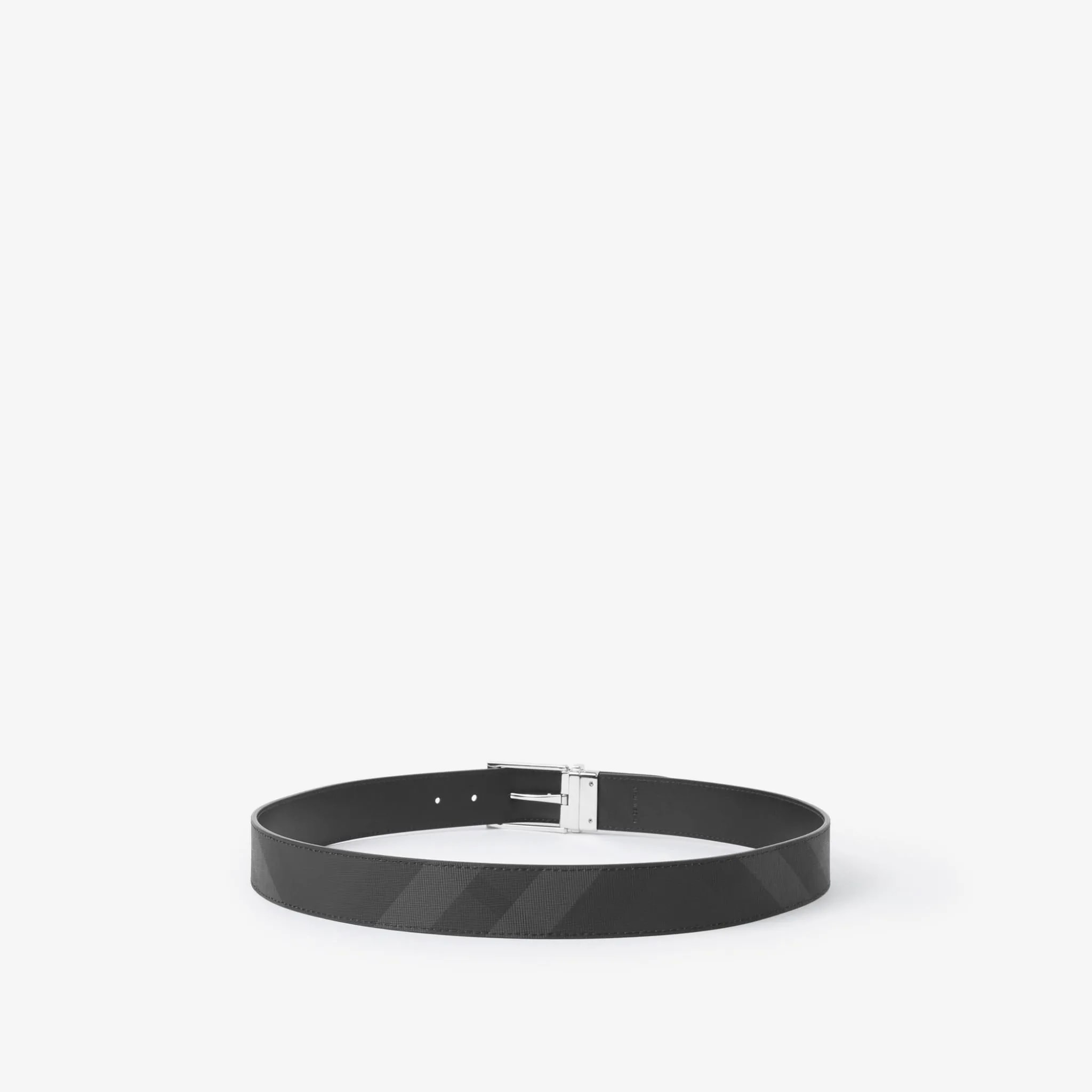 Thắt Lưng Burberry Check Leather Reversible 'Charcoal' 80649591 — ảnh 2