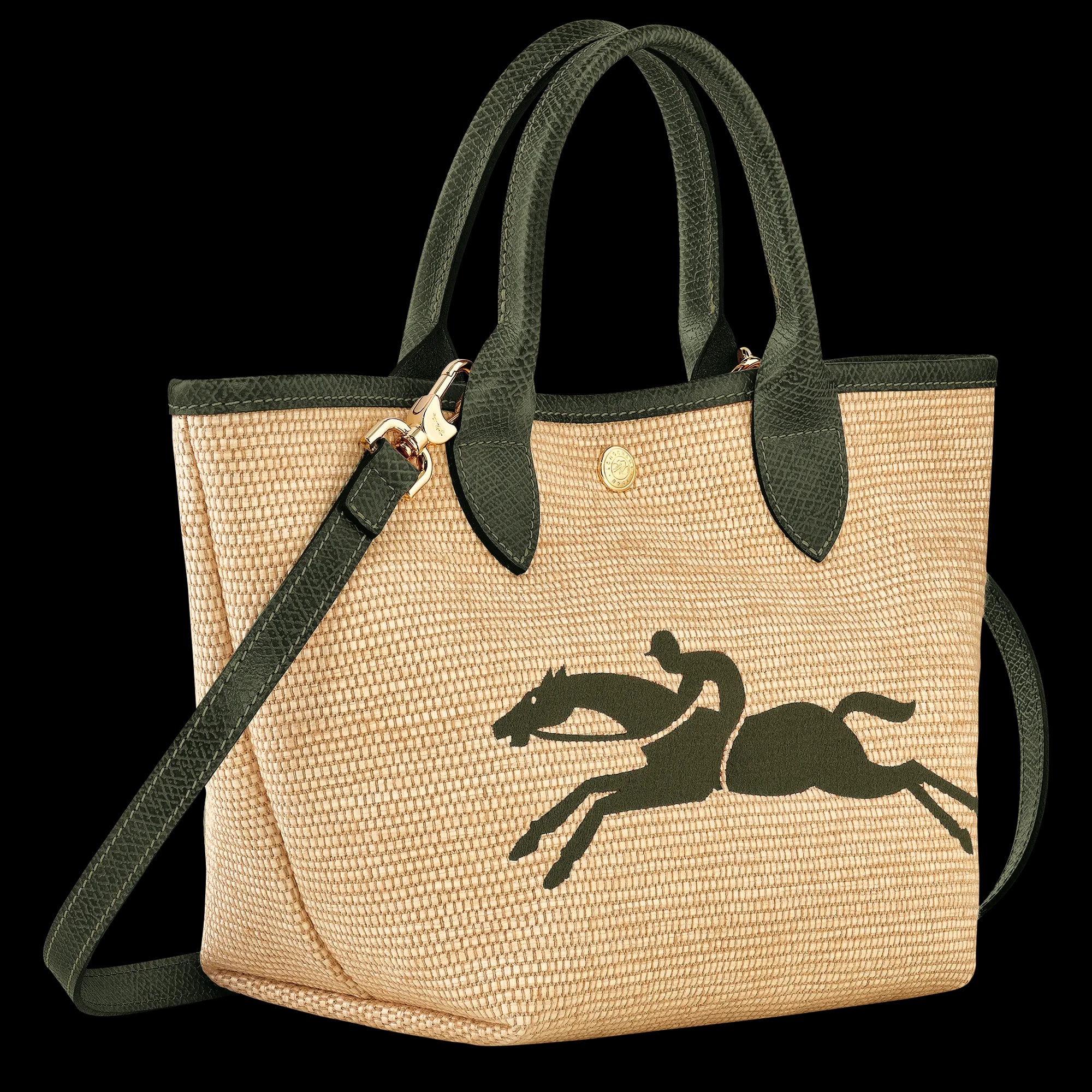 Túi Longchamp Le Panier Pliage S 'Khaki' 10144HZB292 — ảnh 3