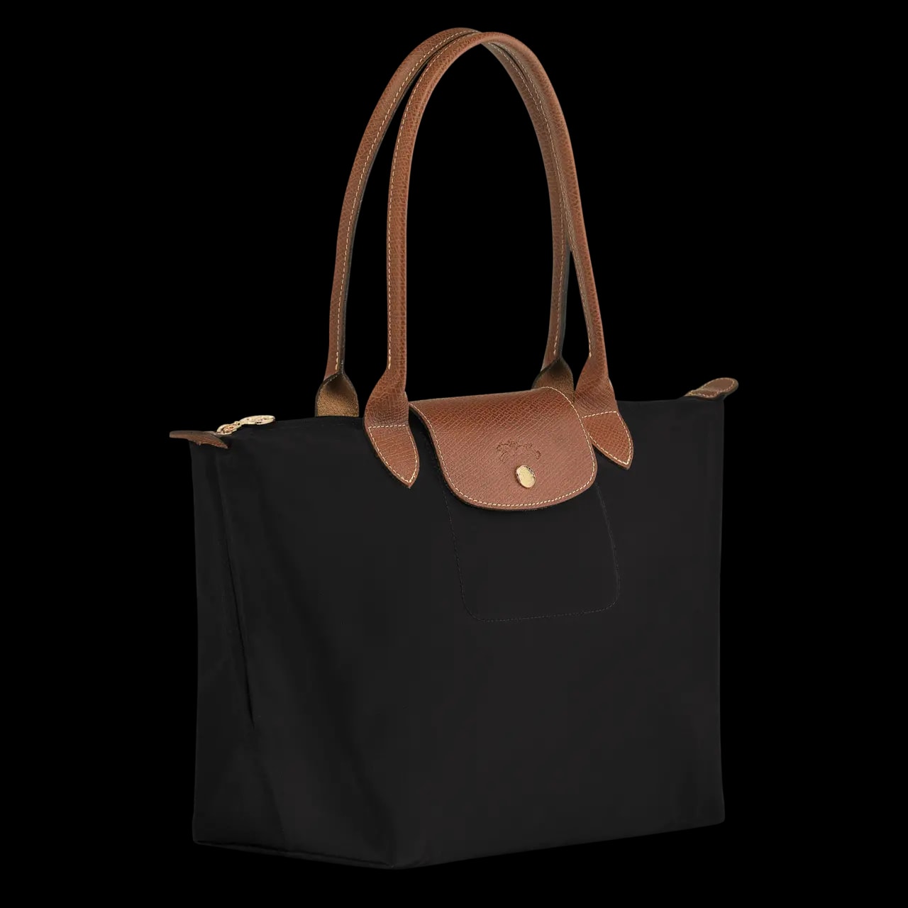 Túi Longchamp Le Pliage Original M Tote Bag 'Black' L2605089001 — ảnh 3