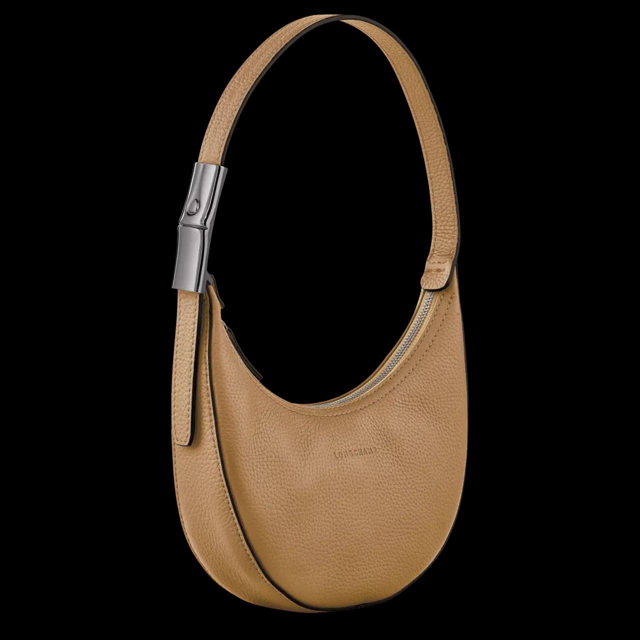 Túi Longchamp Le Roseau Essential S Hobo Bag 'Fawn' 10217968026 — ảnh 4