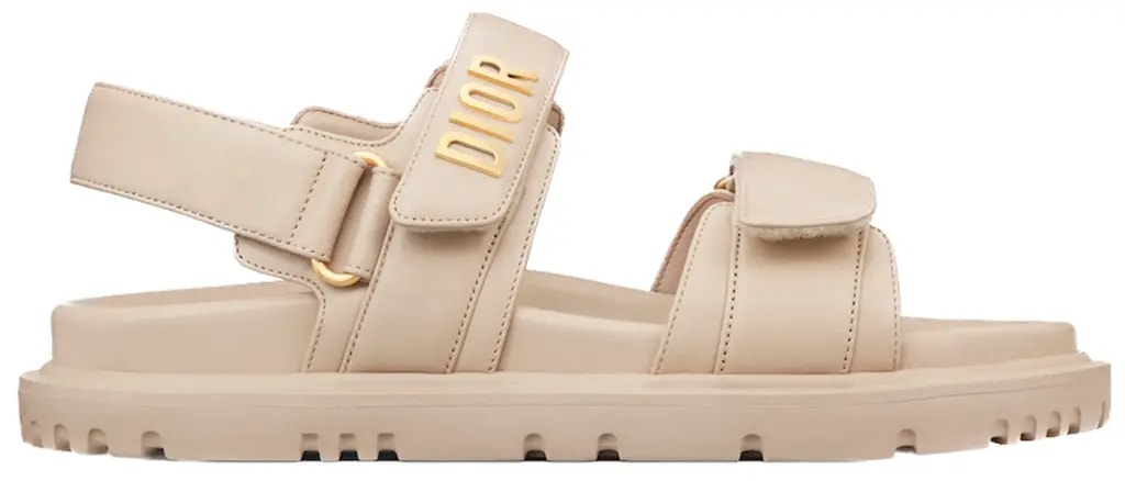 Dép Dior Dioract Sandal 'Powder Beige' KCQ547LAB-S51U — kich-thuoc: 36