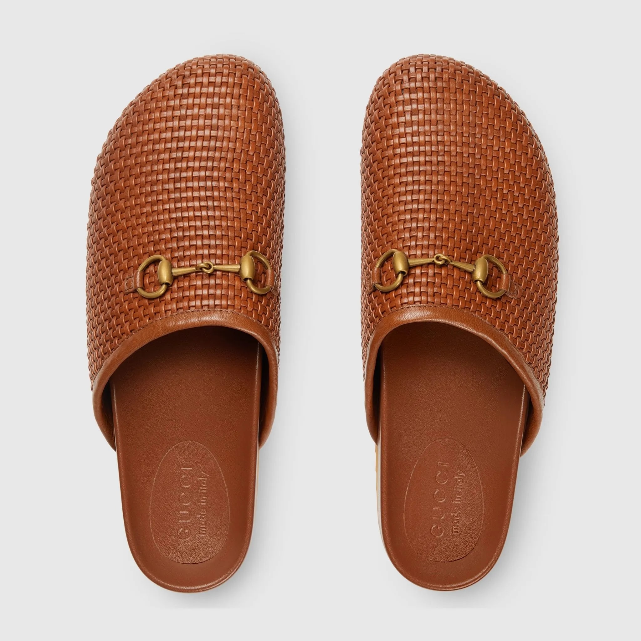 Dép Gucci Horsebit Slipper 'Brown Crochet' 746321-AACAX-2535 — ảnh 3