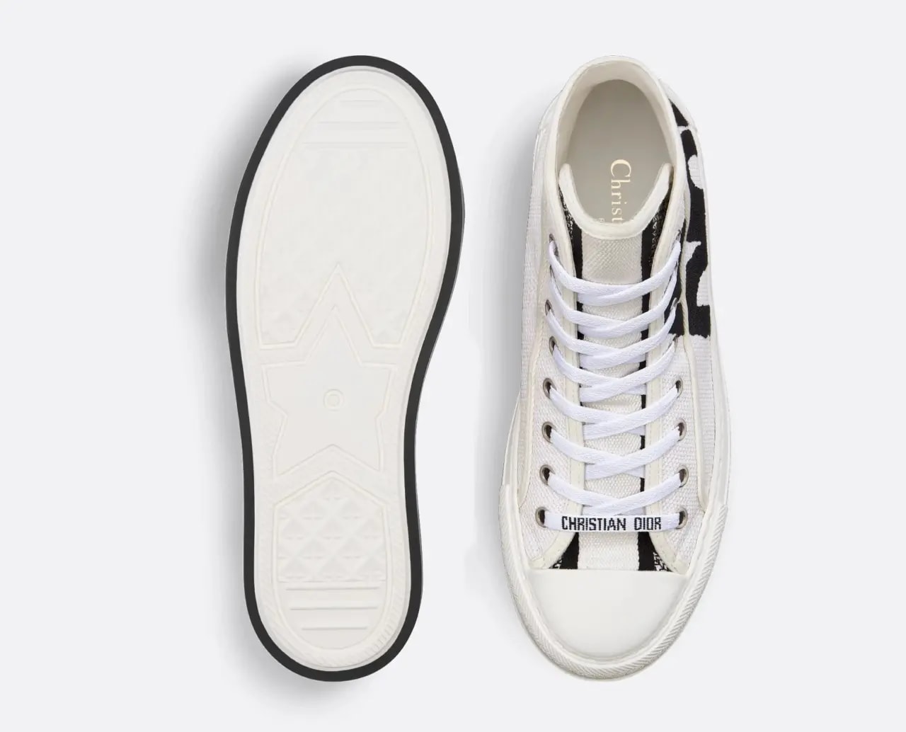 Giày Dior Walk'n'Dior High-Top Sneaker 'White' KCK382EZD-S900 — ảnh 2