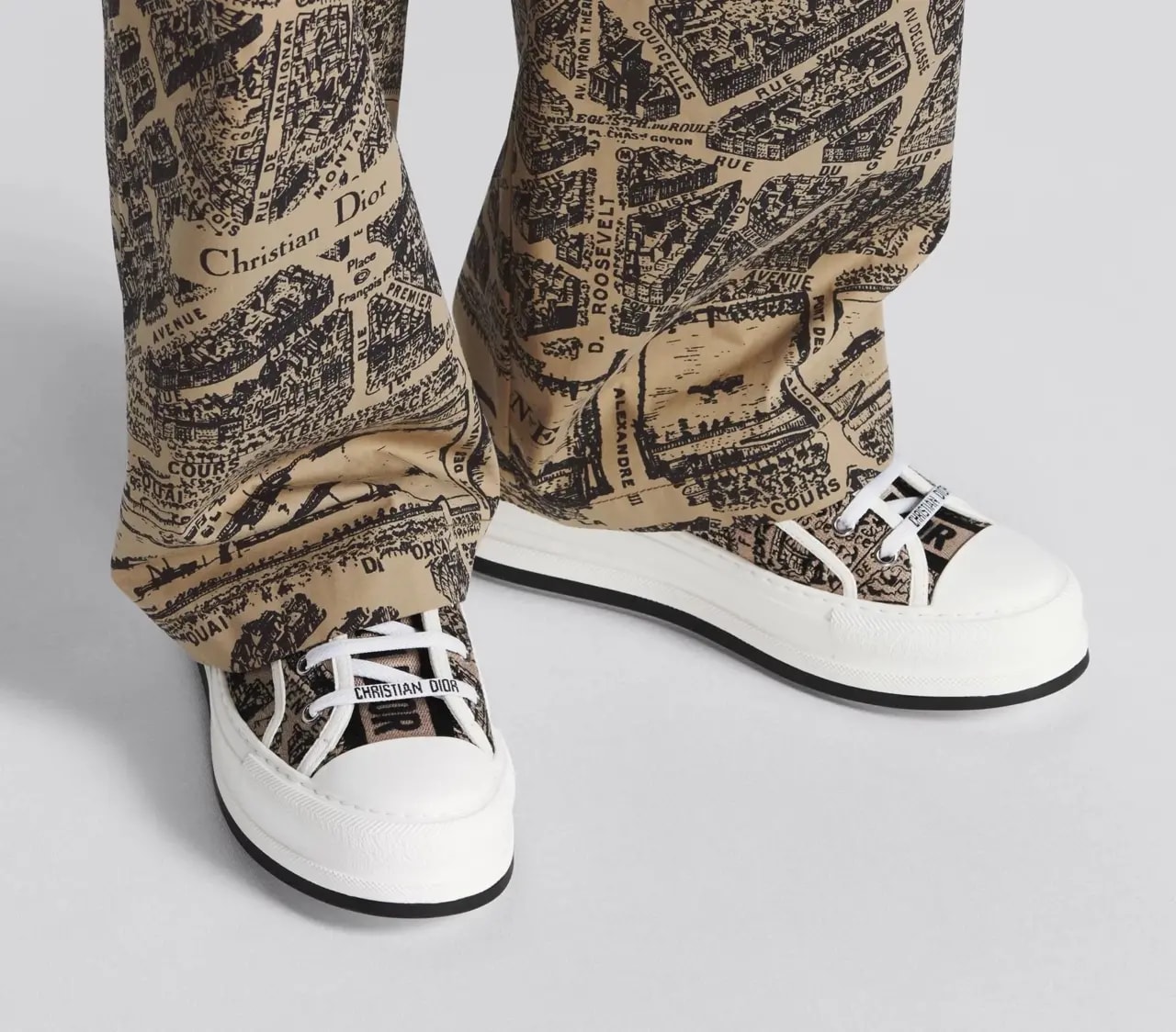Giày Dior Walk'n'Dior Platform Sneaker 'Beige' KCK385KPY-S37U — ảnh 2