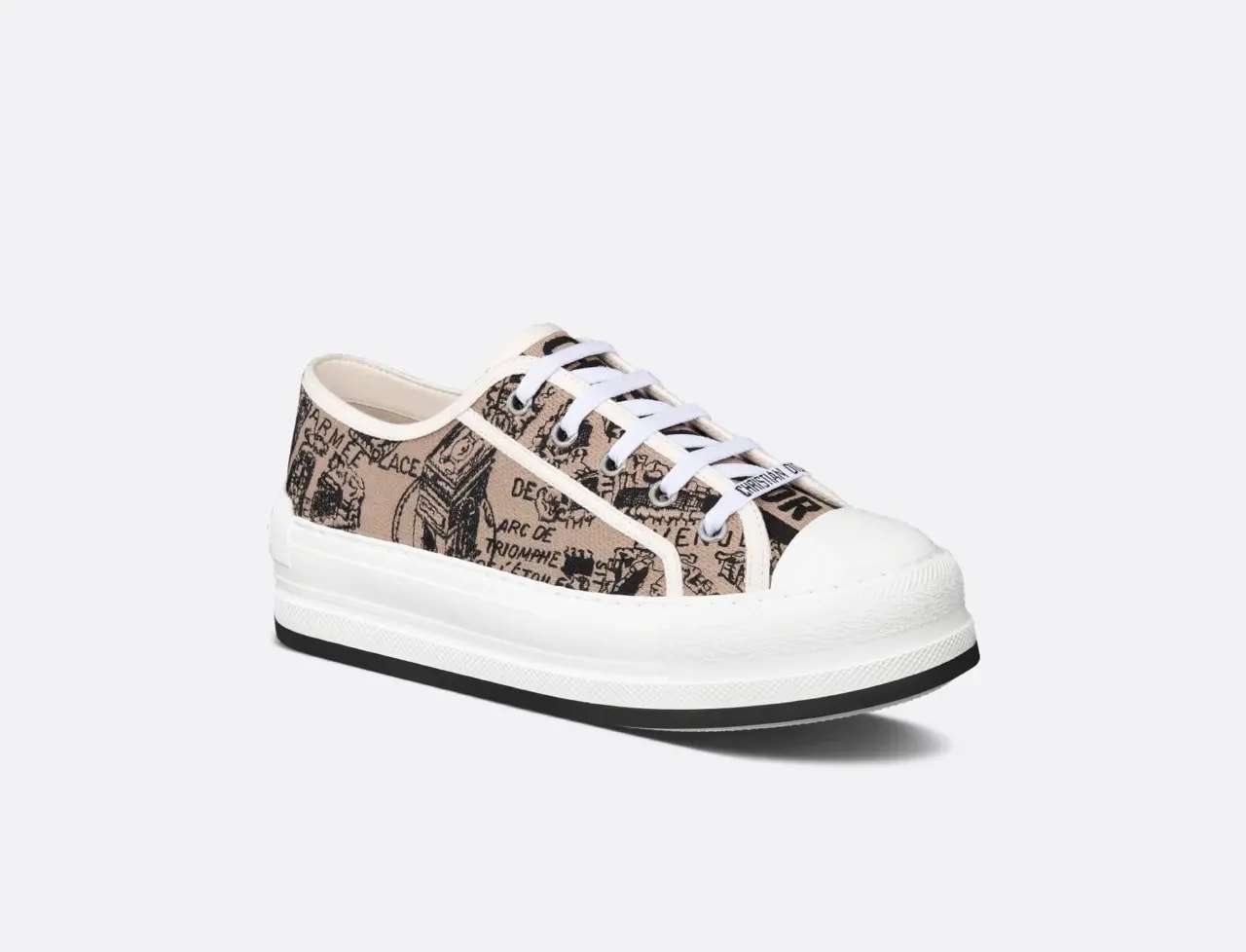 Giày Dior Walk'n'Dior Platform Sneaker 'Beige' KCK385KPY-S37U — ảnh 4