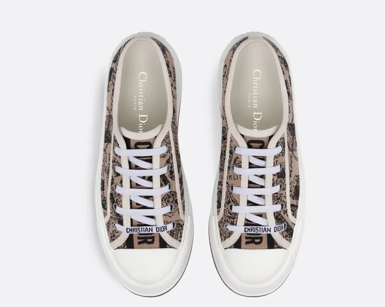 Giày Dior Walk'n'Dior Platform Sneaker 'Beige' KCK385KPY-S37U — ảnh 3