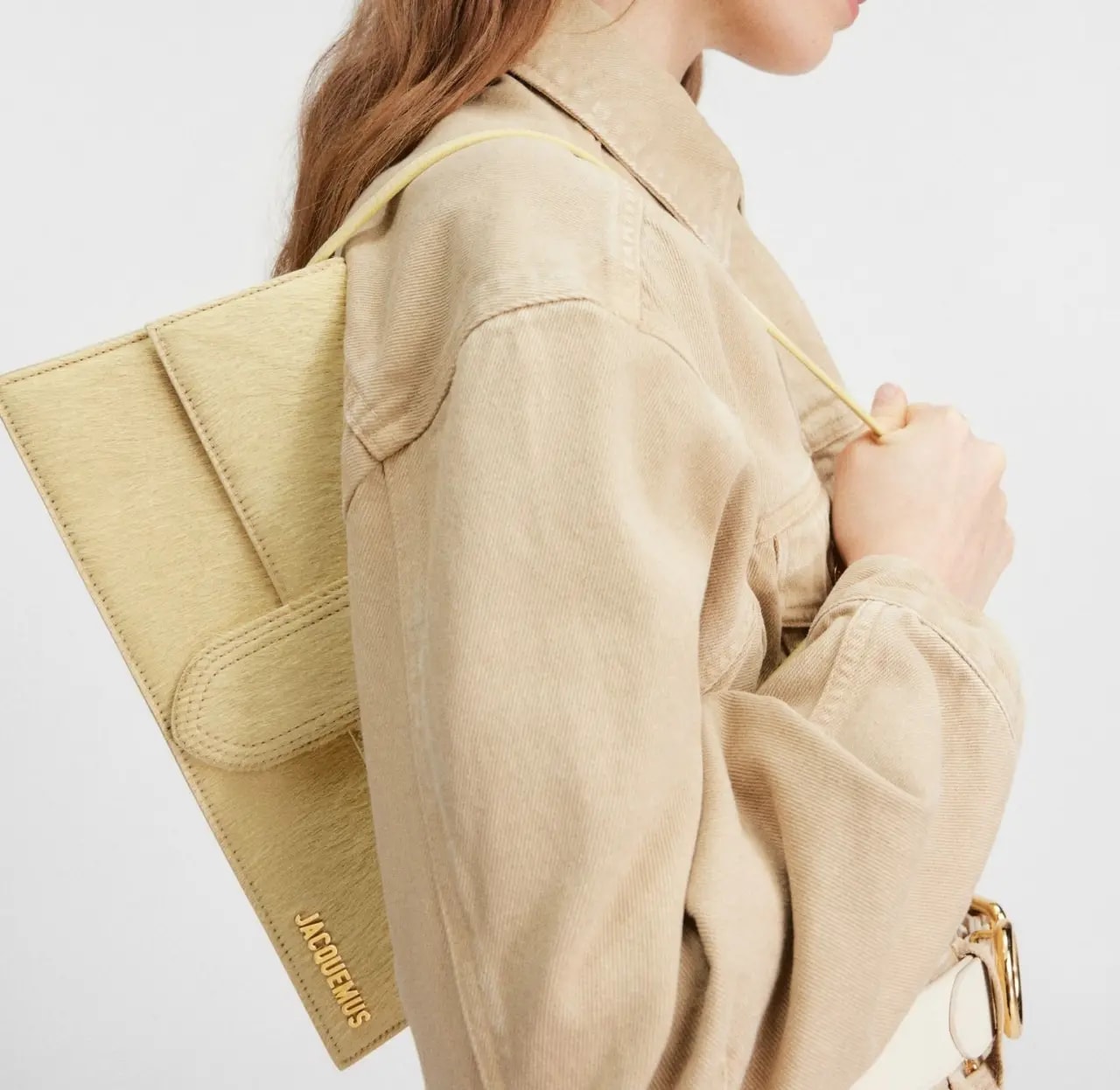 Túi Jacquemus The Long 'Pale Yellow' 221BA013-3112-205 — ảnh 2