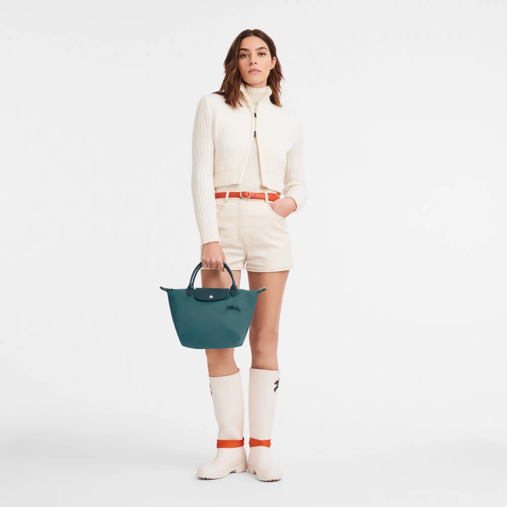 Túi Longchamp Le Pliage Green S 'Peacock' L1621919P89 — ảnh 2