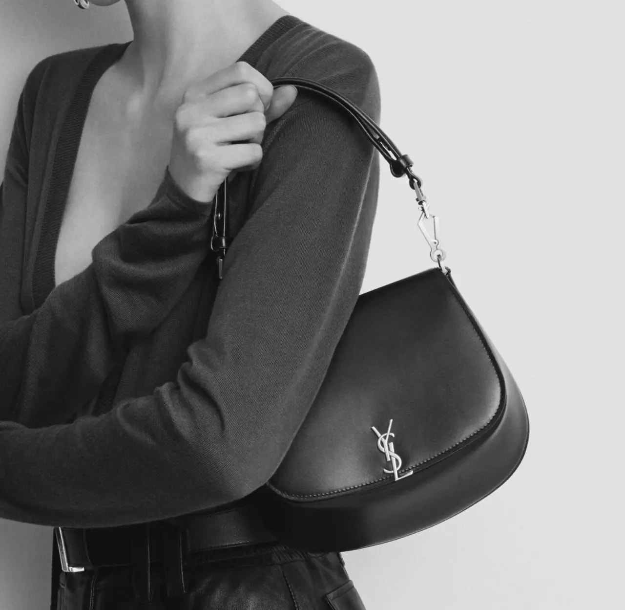 Túi Saint Laurent Voltaire 'Black' 8008460SX0W1000 — ảnh 2