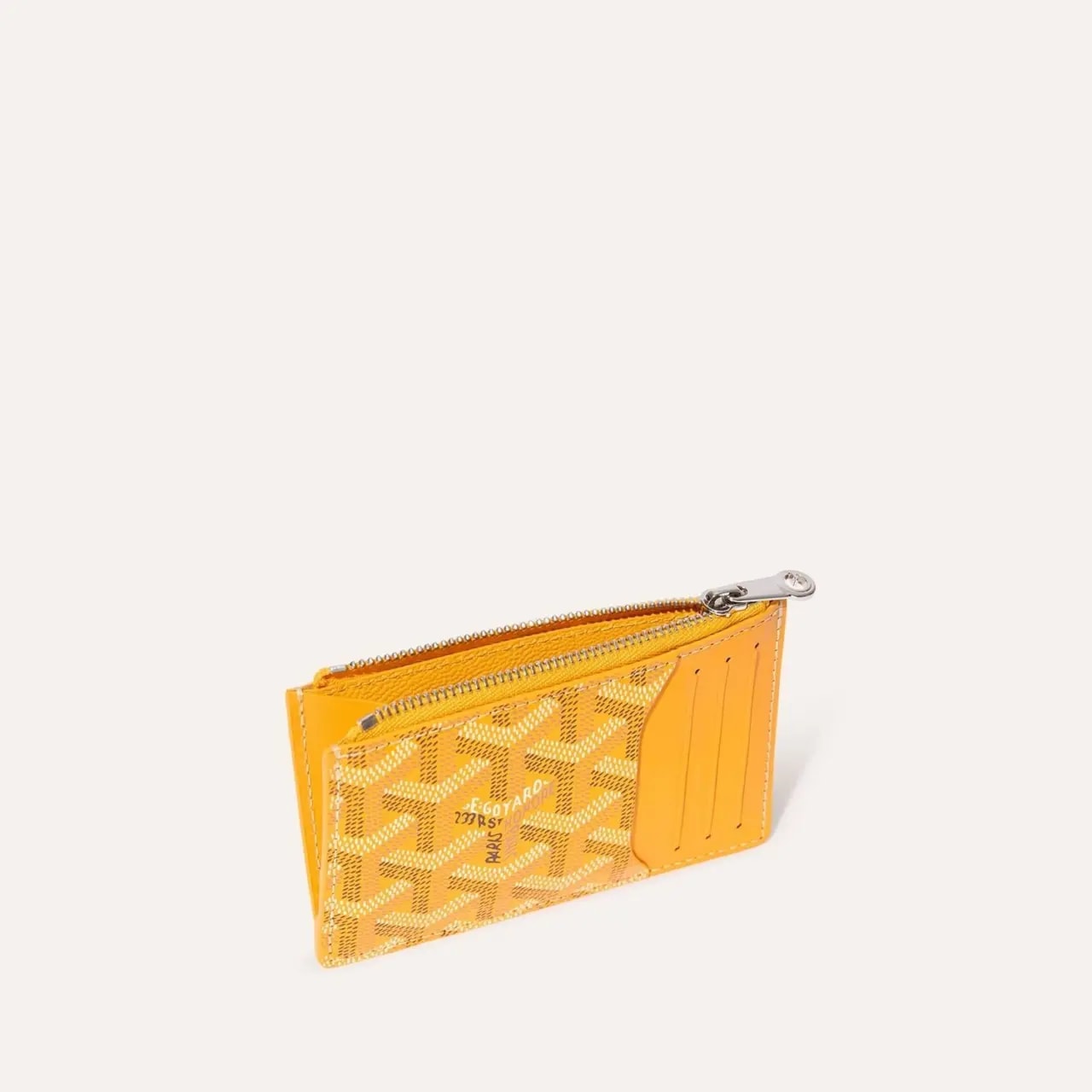 Ví Goyard Bourbon Zipped Card Holder 'Yellow' BOURBOPMLTY08CL08P — ảnh 3