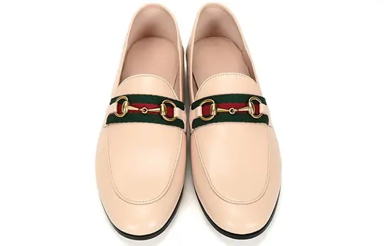 Giày Gucci Web Horsebit Loafers 'Beige' 631619-CQXM0-6761 — ảnh 3