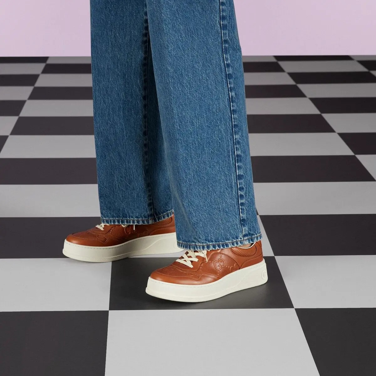Giày Gucci GG Sneaker 'Brown' ‎726544-AABBV-2742 — ảnh 2