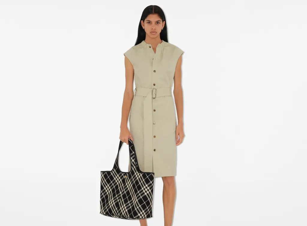 Túi Burberry Medium Check Tote 'Black' 80939781 — ảnh 3