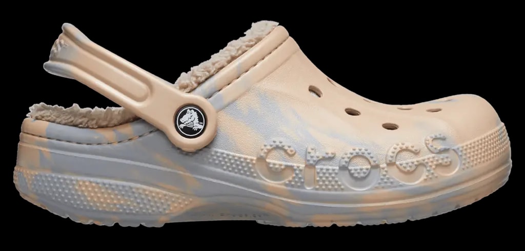 Dép Crocs Baya Lined Marbled Clog 'Chai' 208333-2ZM — kich-thuoc: 36-37