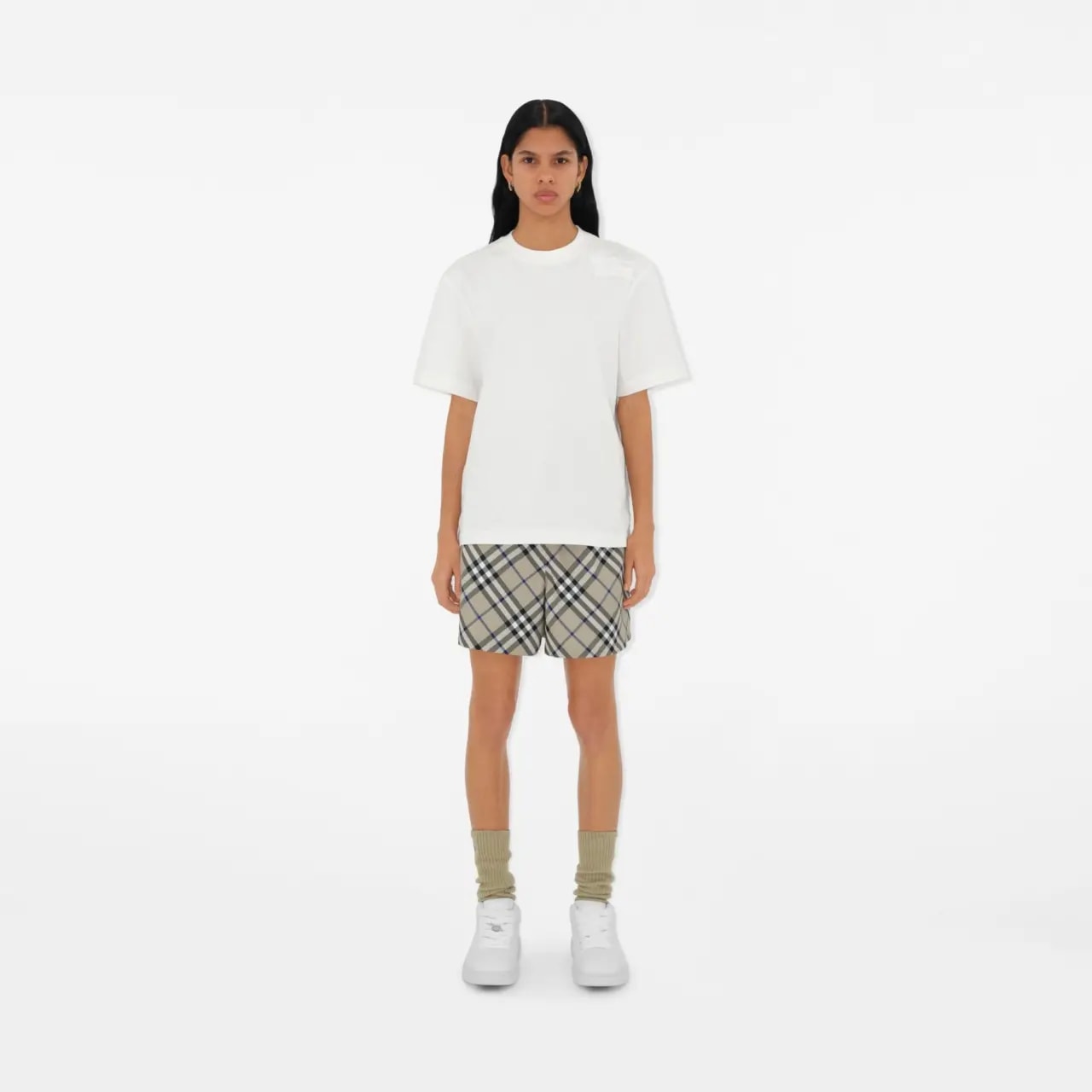 Giày Burberry Leather Box Sneakers 'White' 80833851 — ảnh 3