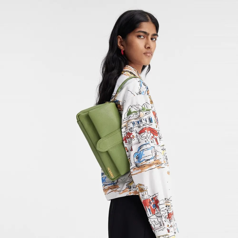 Túi Jacquemus The Bambimou 'Green' 231BA052-3206-550 — ảnh 2