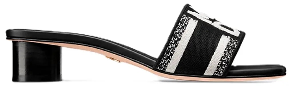 Dép Dior Dway Heeled Slide 'Black' KCO112EZD-S900 — kich-thuoc: 36