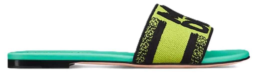 Dép Dior Dway Embroidered 'Lime' KCO136EZD-S52H — kich-thuoc: 36