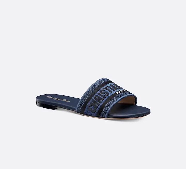 Dép Dior Dway Slide 'Blue' KCO090DNJ-S30B — ảnh 3