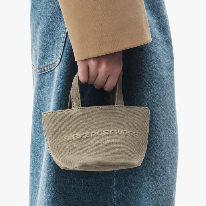 Túi Alexander Wang Punch Mini Tote Bag 'Kaki' 20324T42T248A — ảnh 2