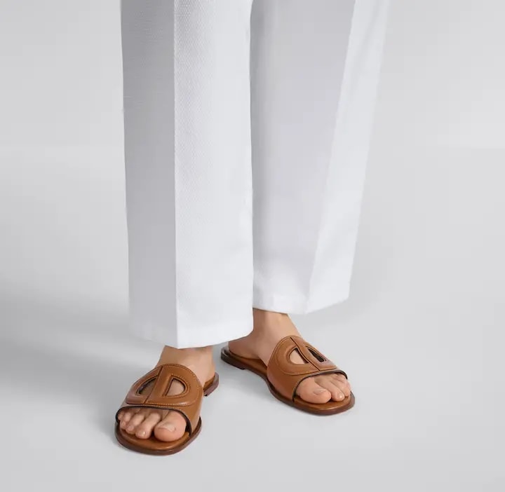 Dép Dior D-Club Slide 'Camel' KCO049VEA-S17T — ảnh 3